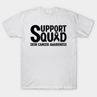 Support Squad Skin Cancer Awareness T-Shirt